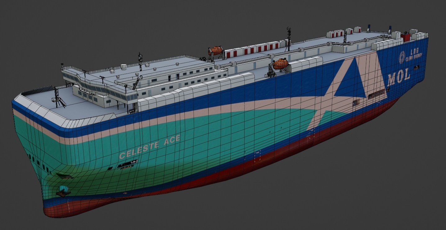 Vehicles Carrier 3D model Low-poly 3D model_9