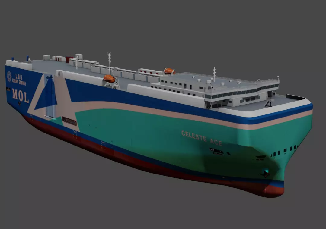 Vehicles Carrier 3D model Low-poly 3D model_0