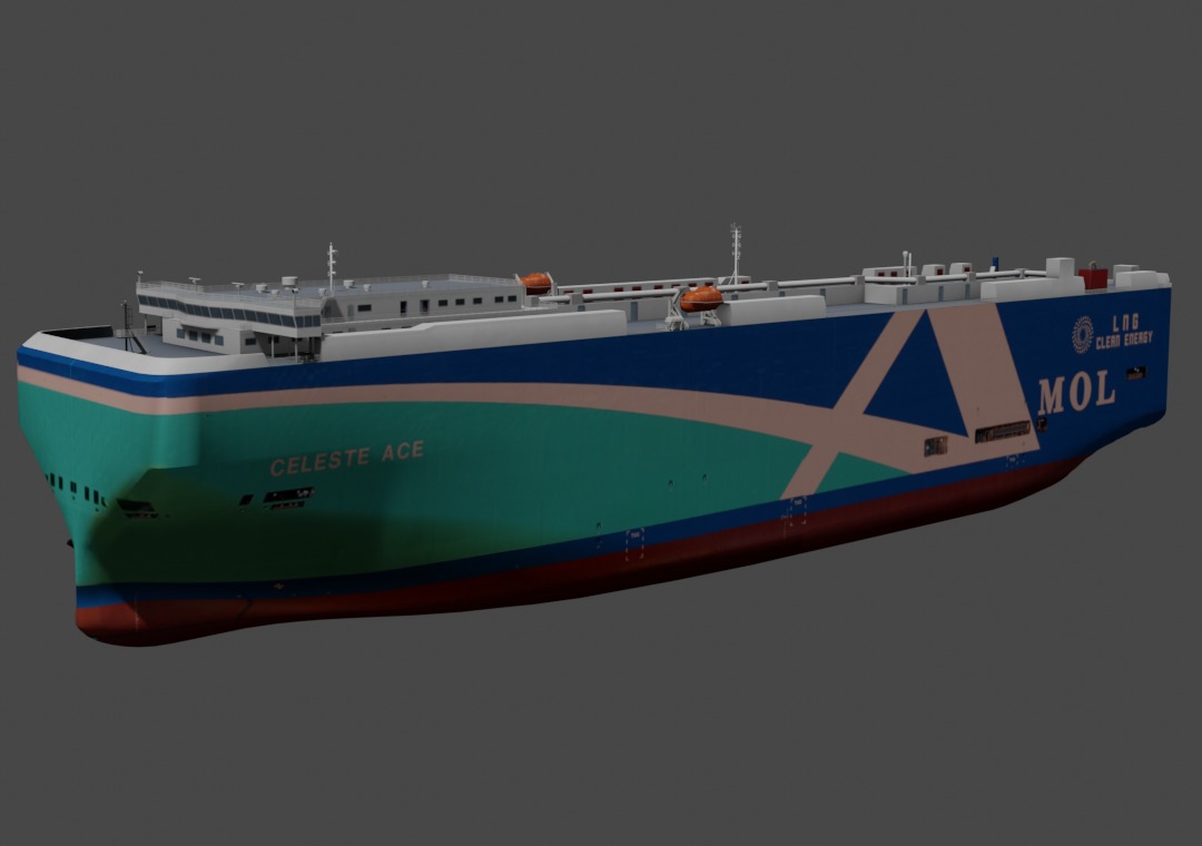 Vehicles Carrier 3D model Low-poly 3D model_2