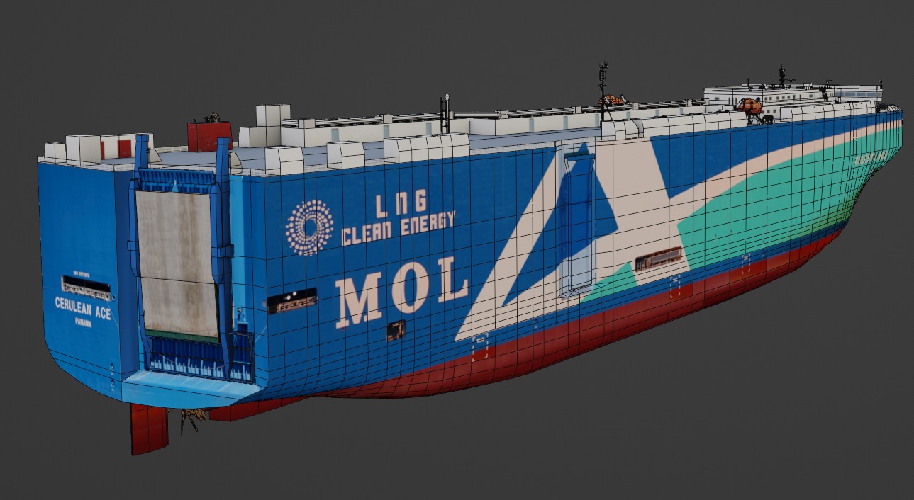 Vehicles Carrier 3D model Low-poly 3D model_1