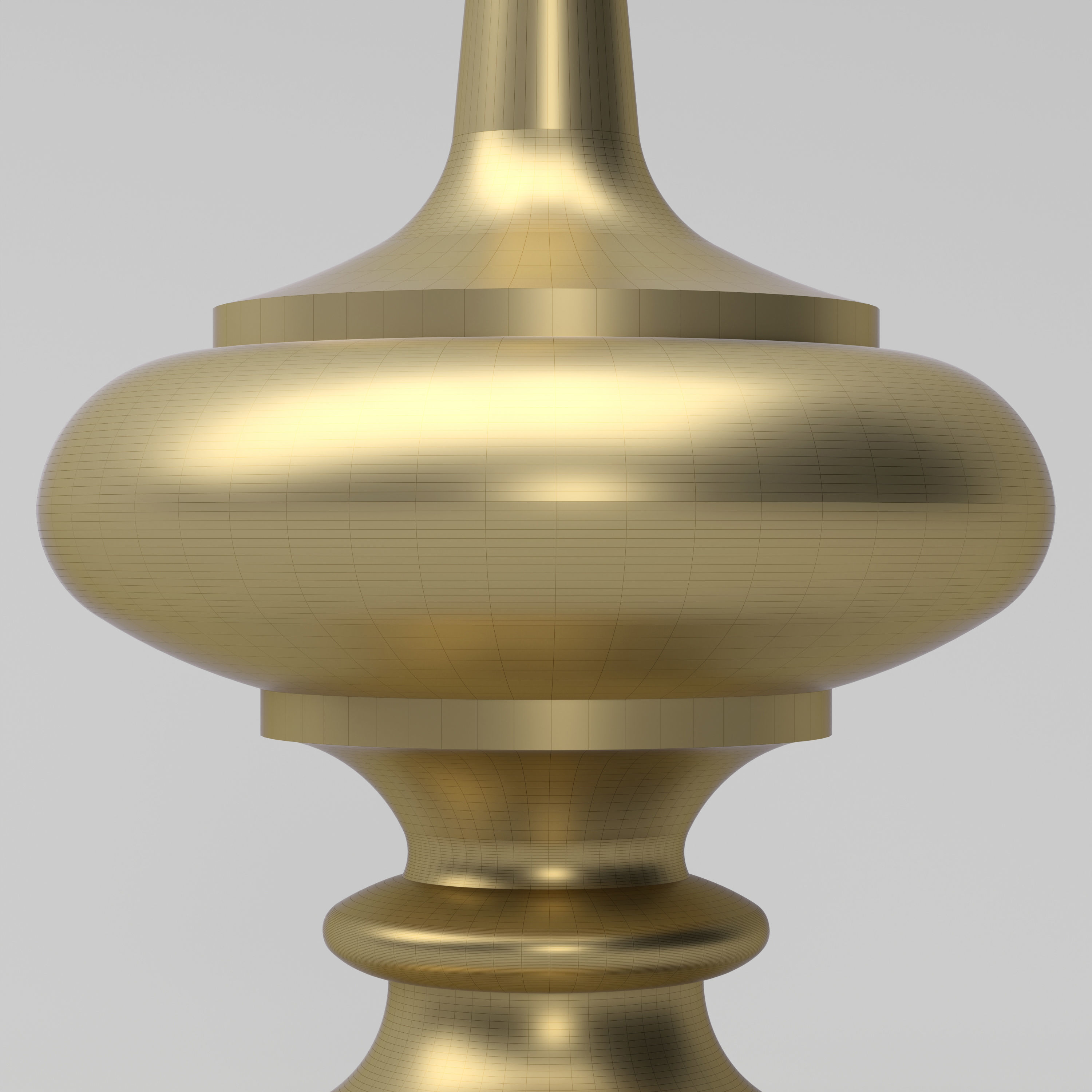 Elegant Finial 3D model_3