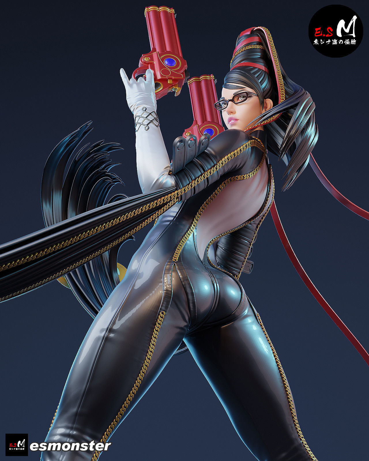 Bayonetta CHARACTER BY ESM 3D print model_6