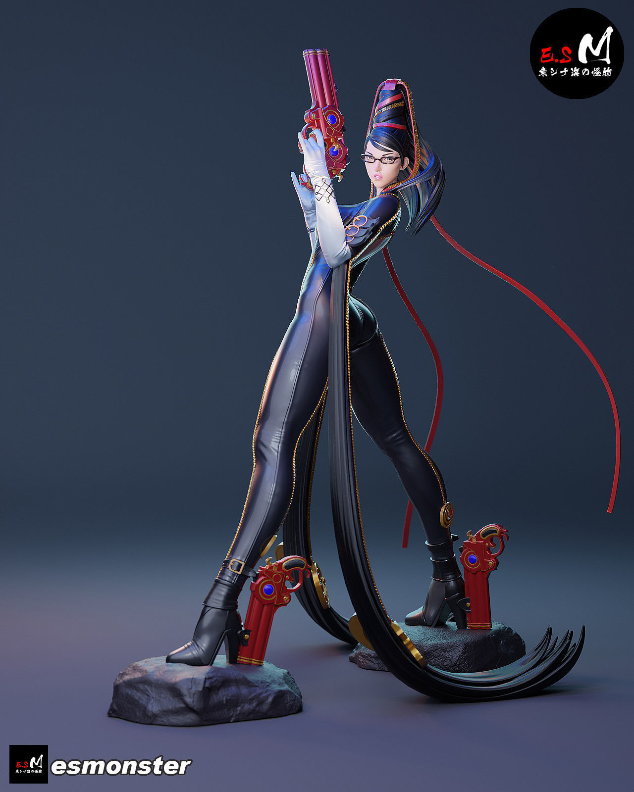 Bayonetta CHARACTER BY ESM 3D print model_30