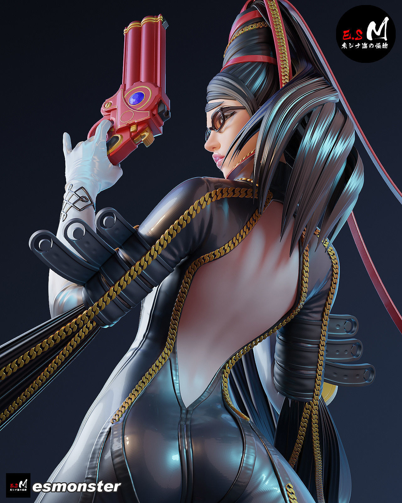 Bayonetta CHARACTER BY ESM 3D print model_10