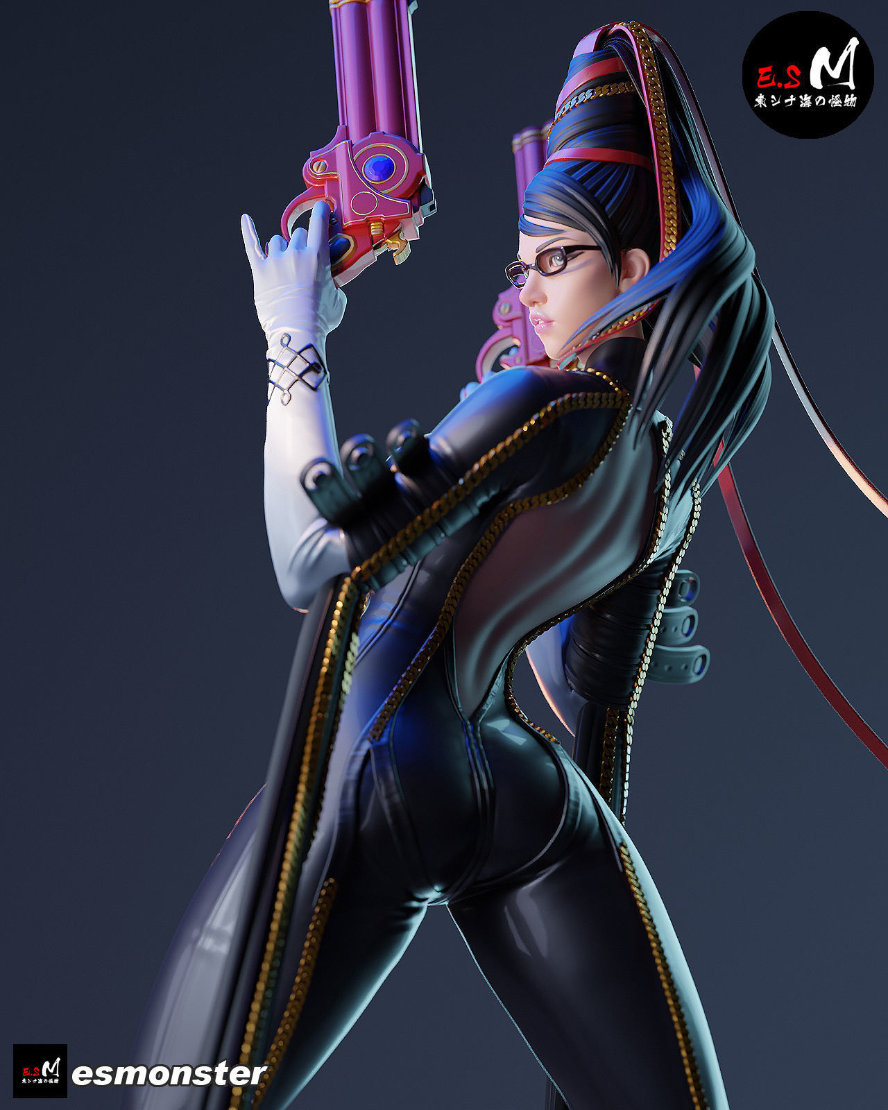 Bayonetta CHARACTER BY ESM 3D print model_29