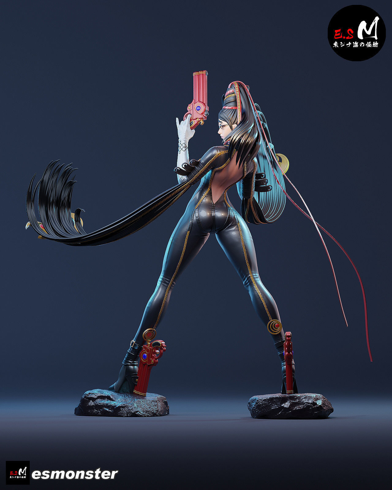 Bayonetta CHARACTER BY ESM 3D print model_5