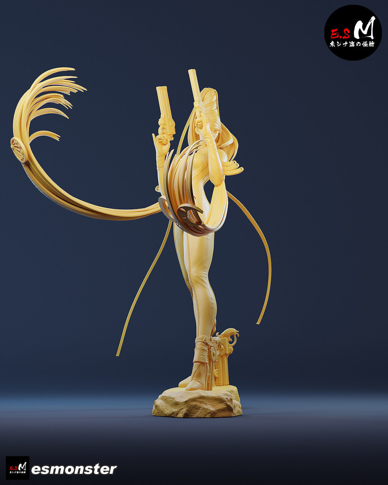 Bayonetta CHARACTER BY ESM 3D print model_32