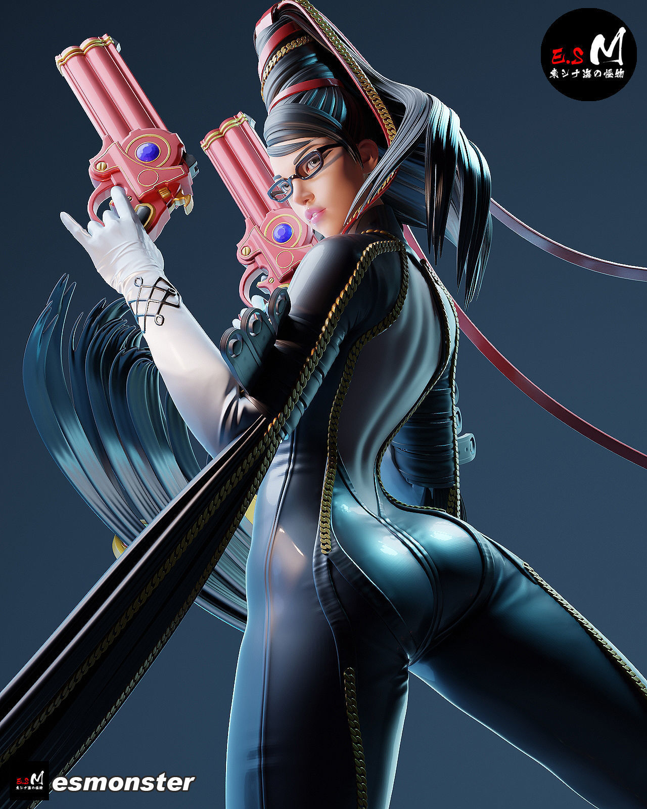 Bayonetta CHARACTER BY ESM 3D print model_16