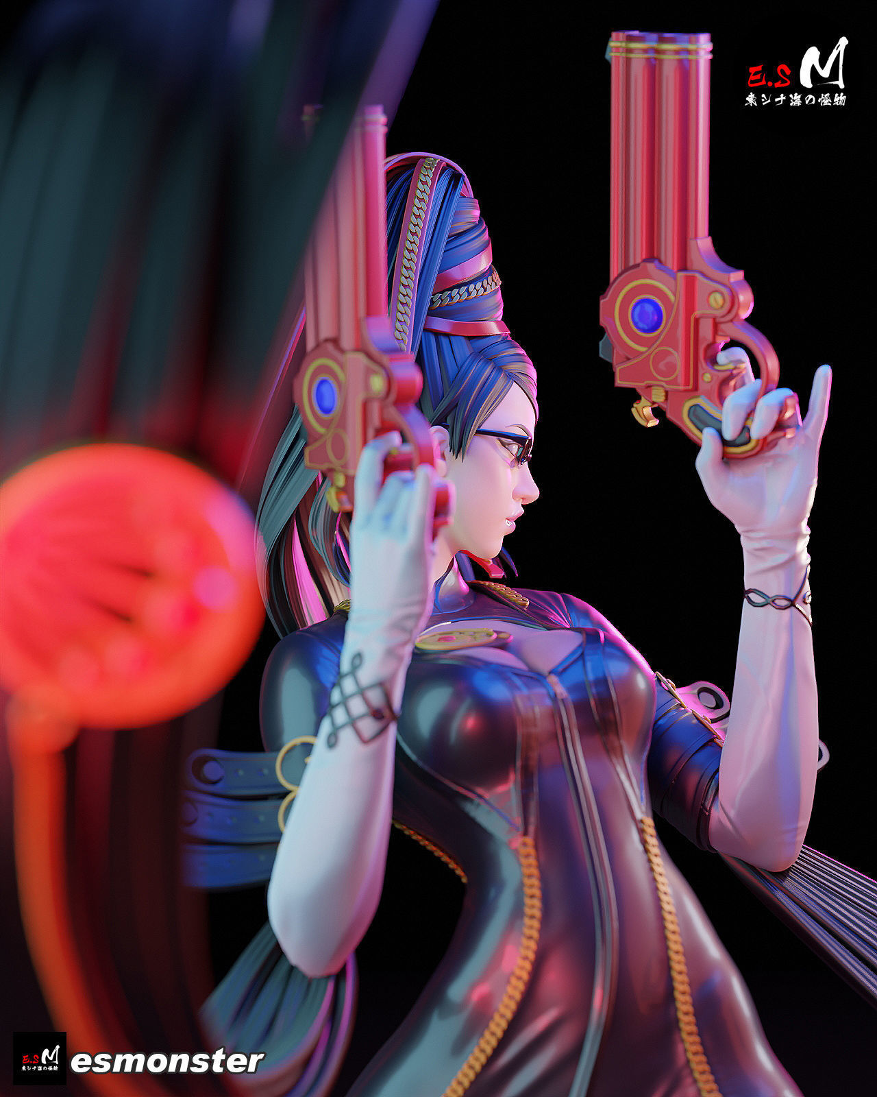 Bayonetta CHARACTER BY ESM 3D print model_15