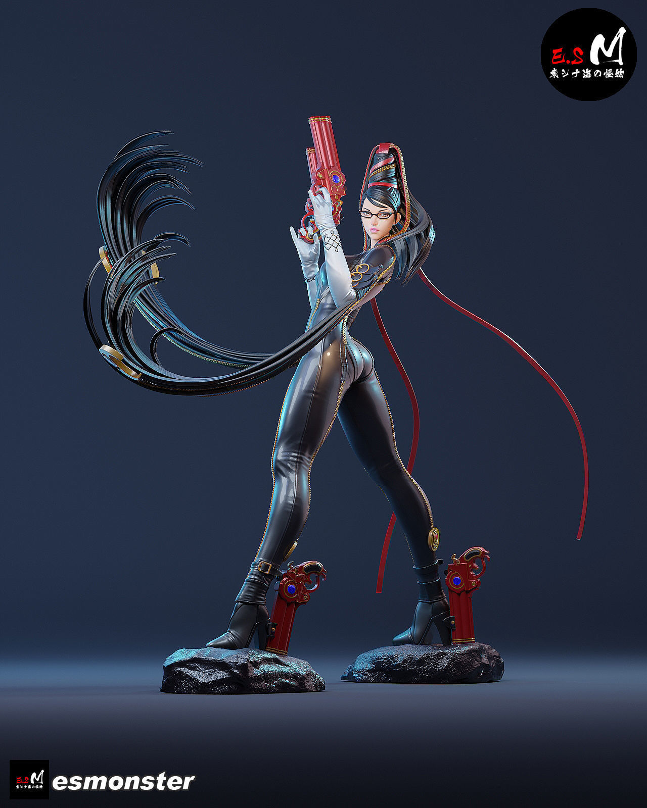 Bayonetta CHARACTER BY ESM 3D print model_1
