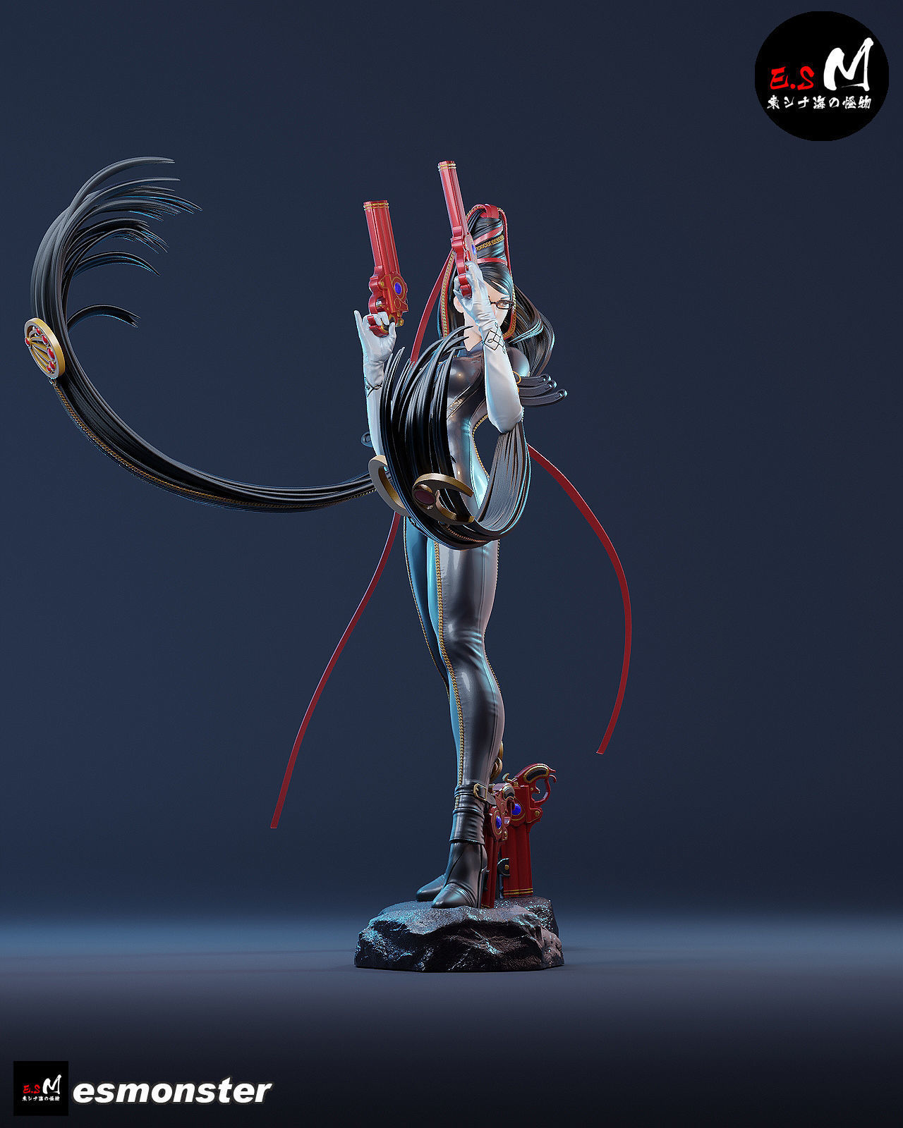 Bayonetta CHARACTER BY ESM 3D print model_2