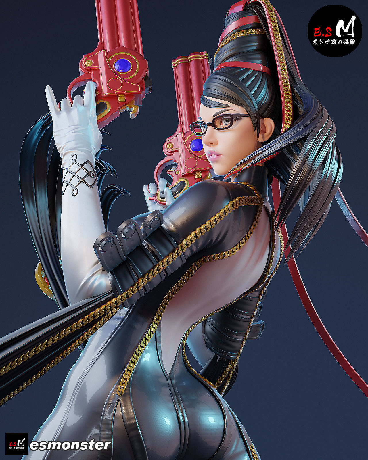 Bayonetta CHARACTER BY ESM 3D print model_9