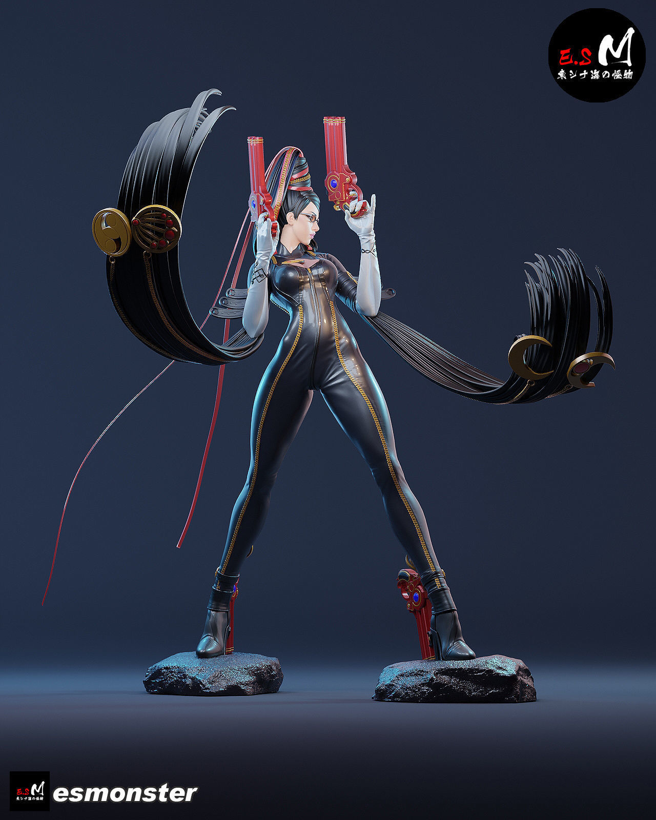 Bayonetta CHARACTER BY ESM 3D print model_3