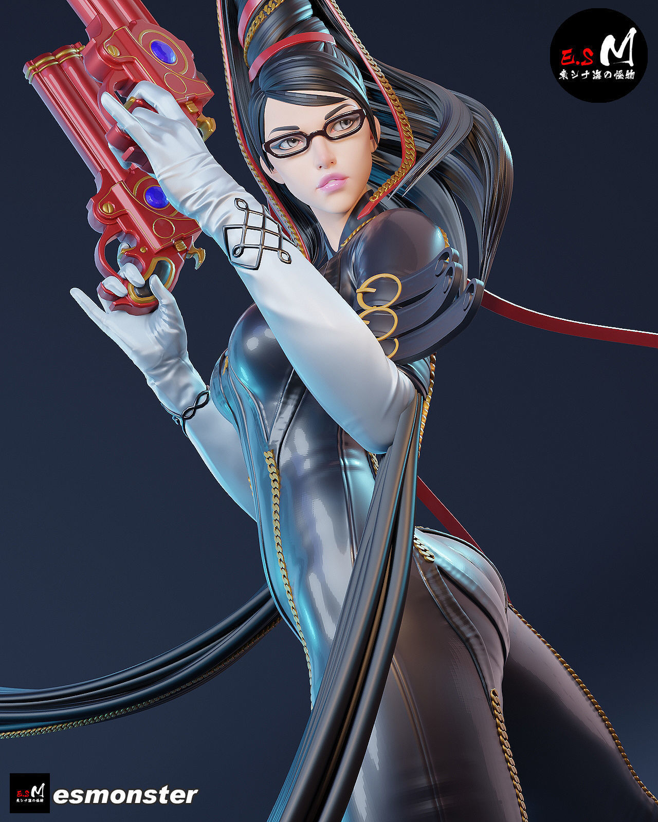 Bayonetta CHARACTER BY ESM 3D print model_11