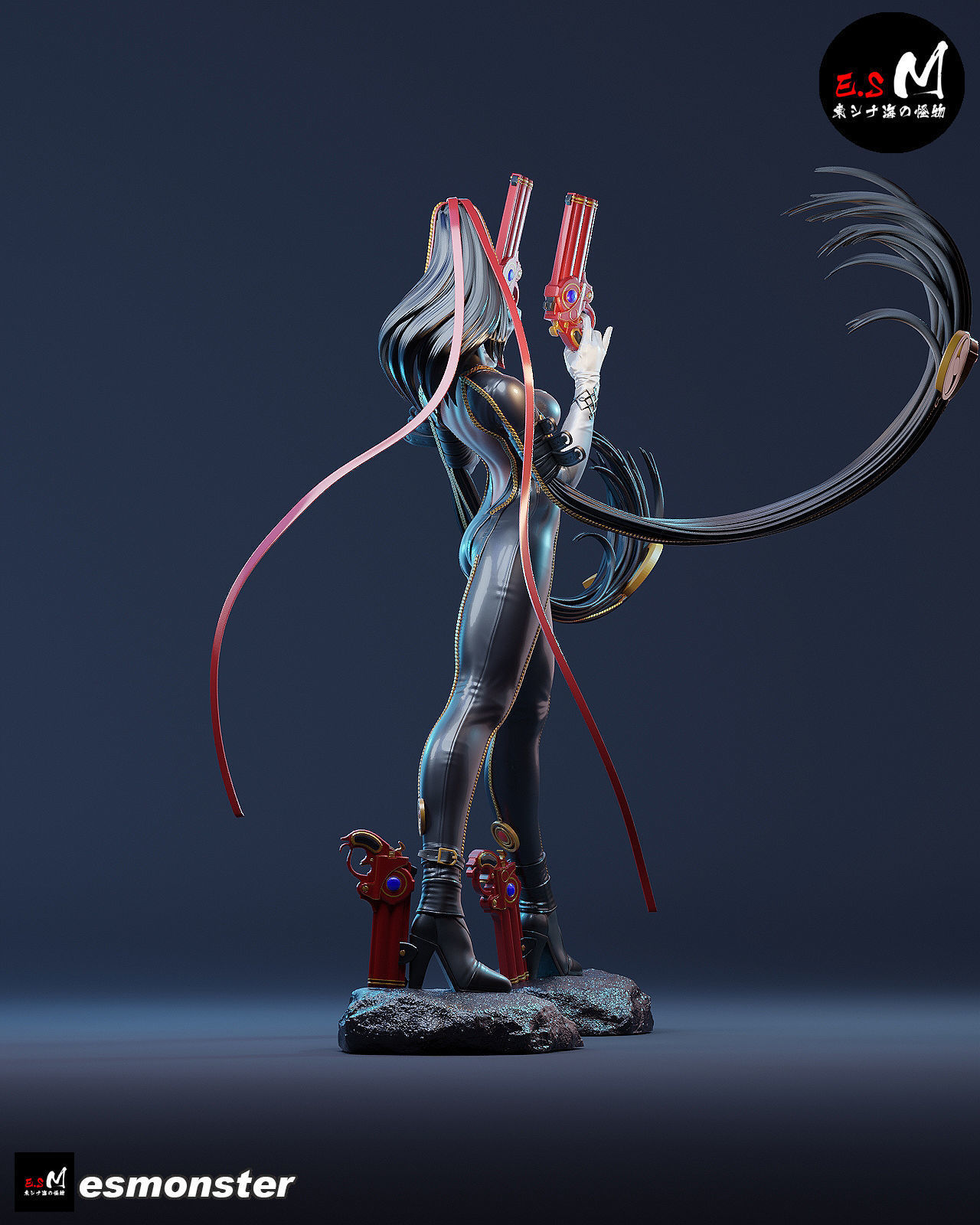 Bayonetta CHARACTER BY ESM 3D print model_4