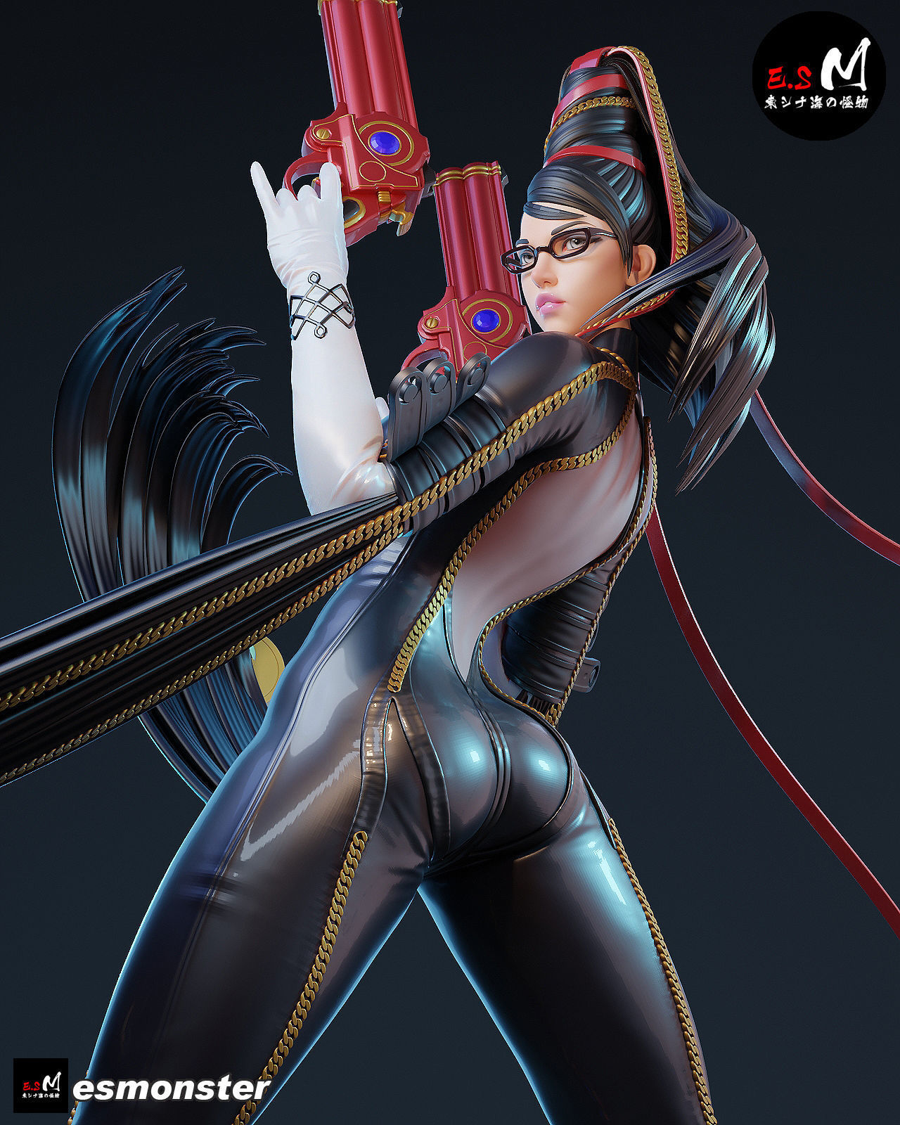 Bayonetta CHARACTER BY ESM 3D print model_7