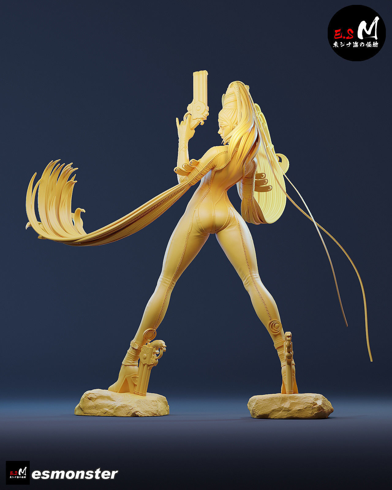 Bayonetta CHARACTER BY ESM 3D print model_35