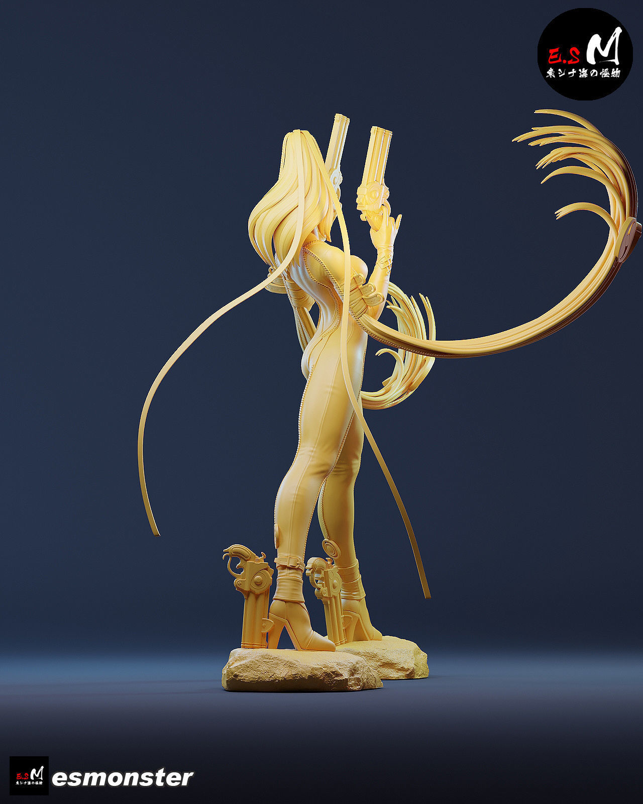 Bayonetta CHARACTER BY ESM 3D print model_34