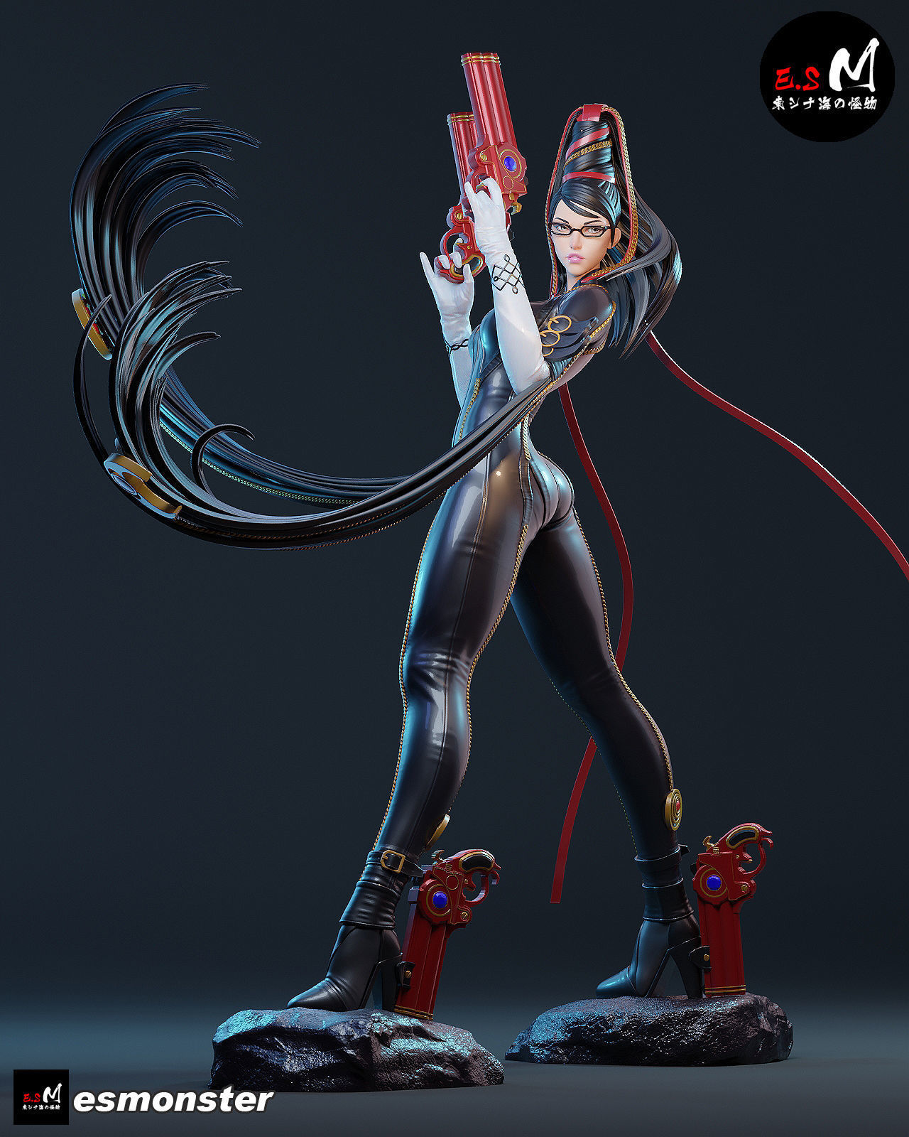 Bayonetta CHARACTER BY ESM 3D print model_8