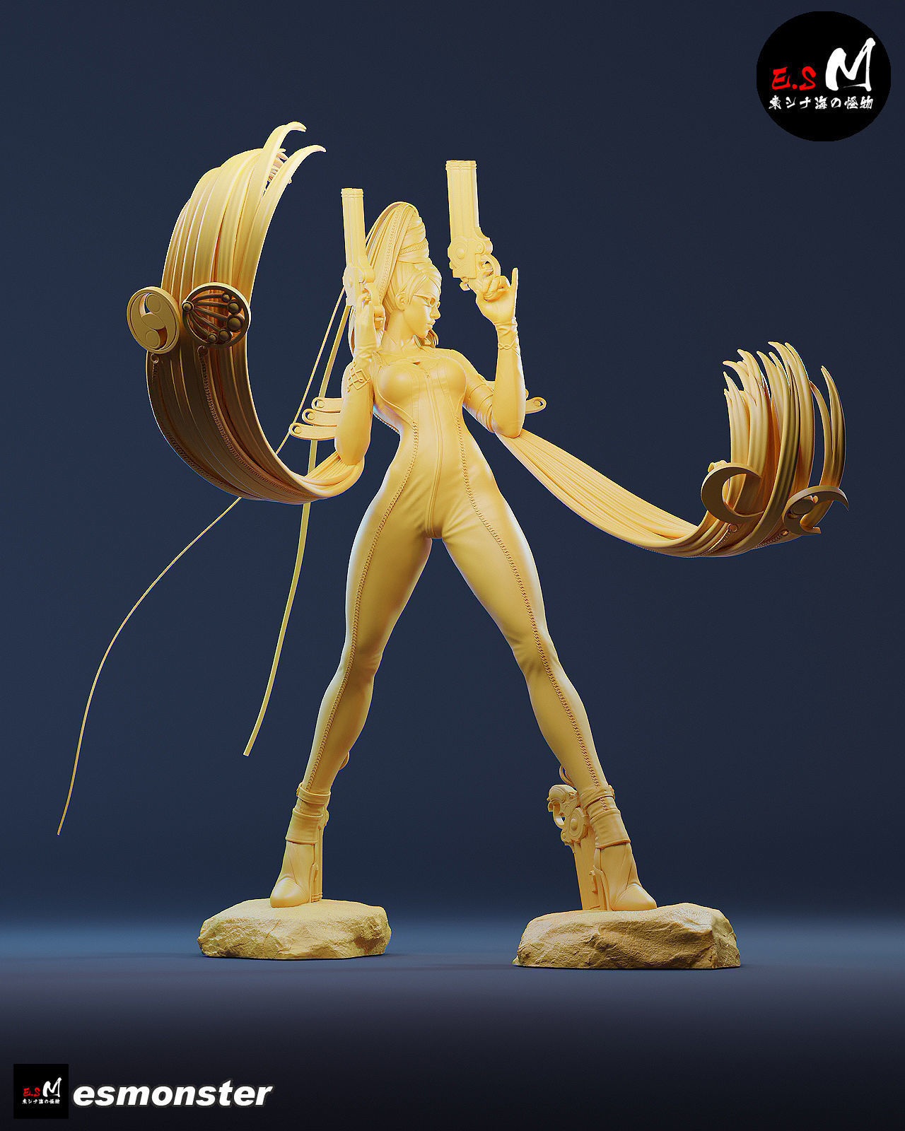 Bayonetta CHARACTER BY ESM 3D print model_33