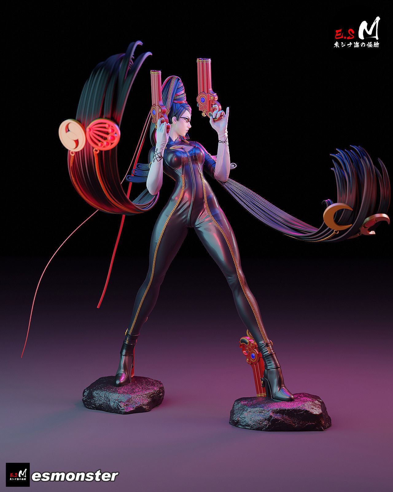 Bayonetta CHARACTER BY ESM 3D print model_19