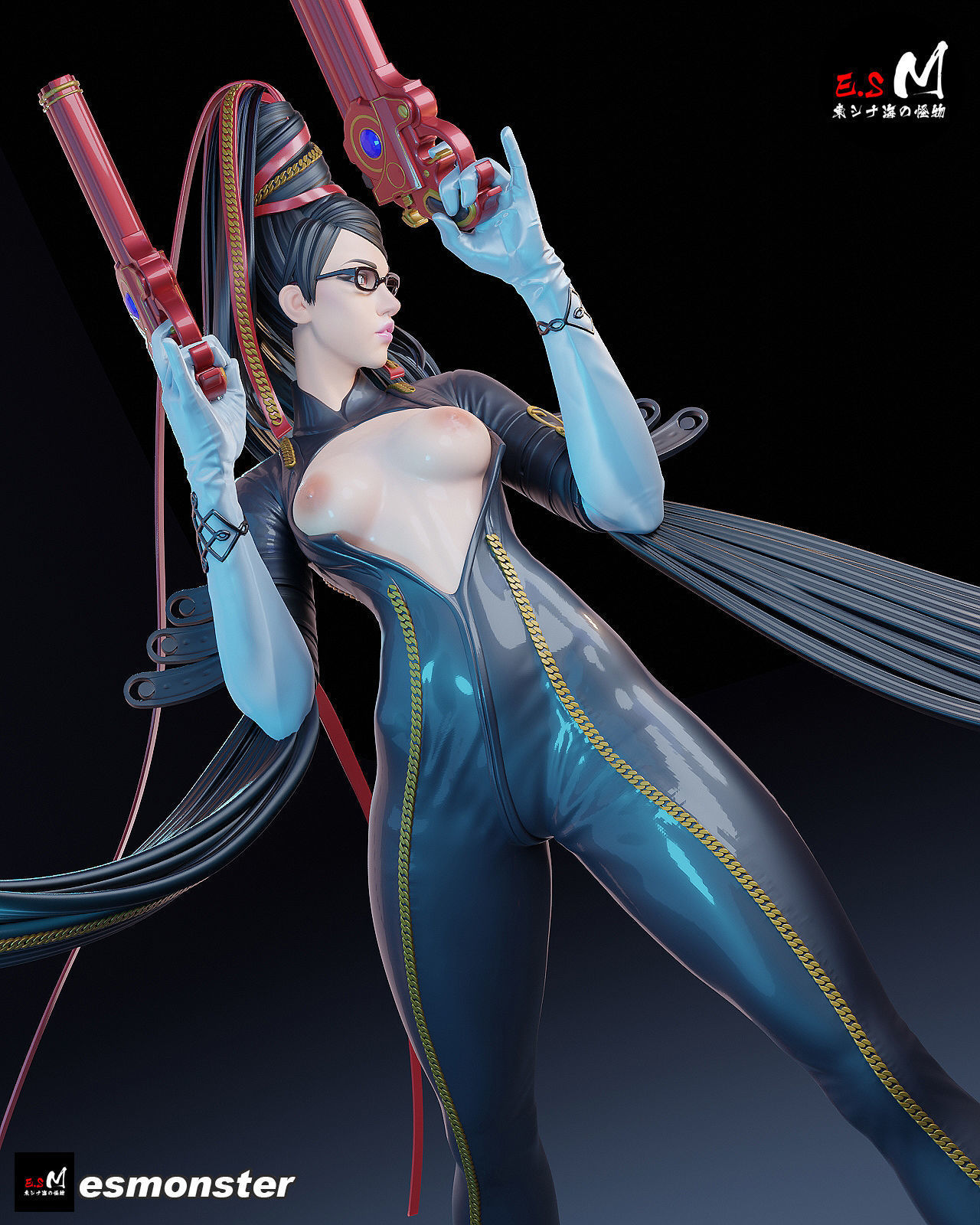 Bayonetta CHARACTER BY ESM 3D print model_26