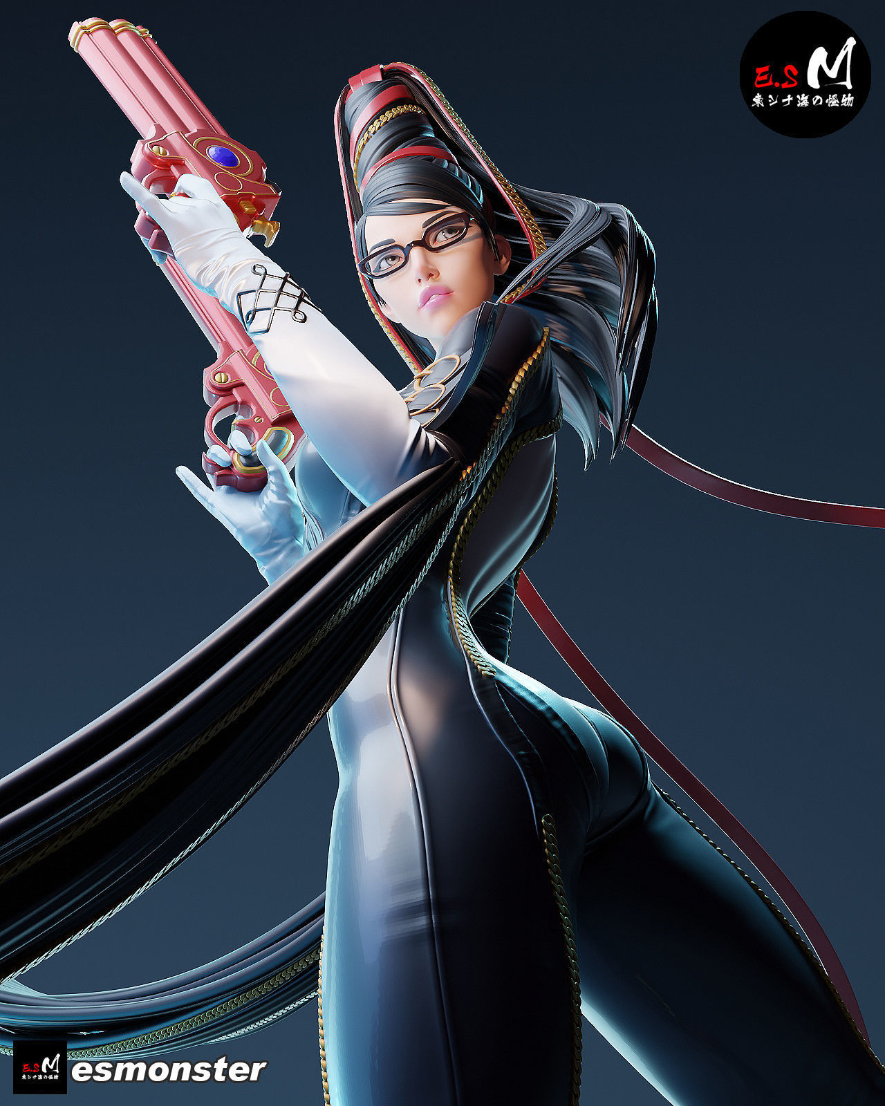 Bayonetta CHARACTER BY ESM 3D print model_17