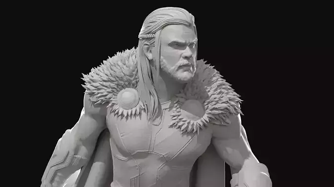 Thor Statue for 3D Printing 3D print model