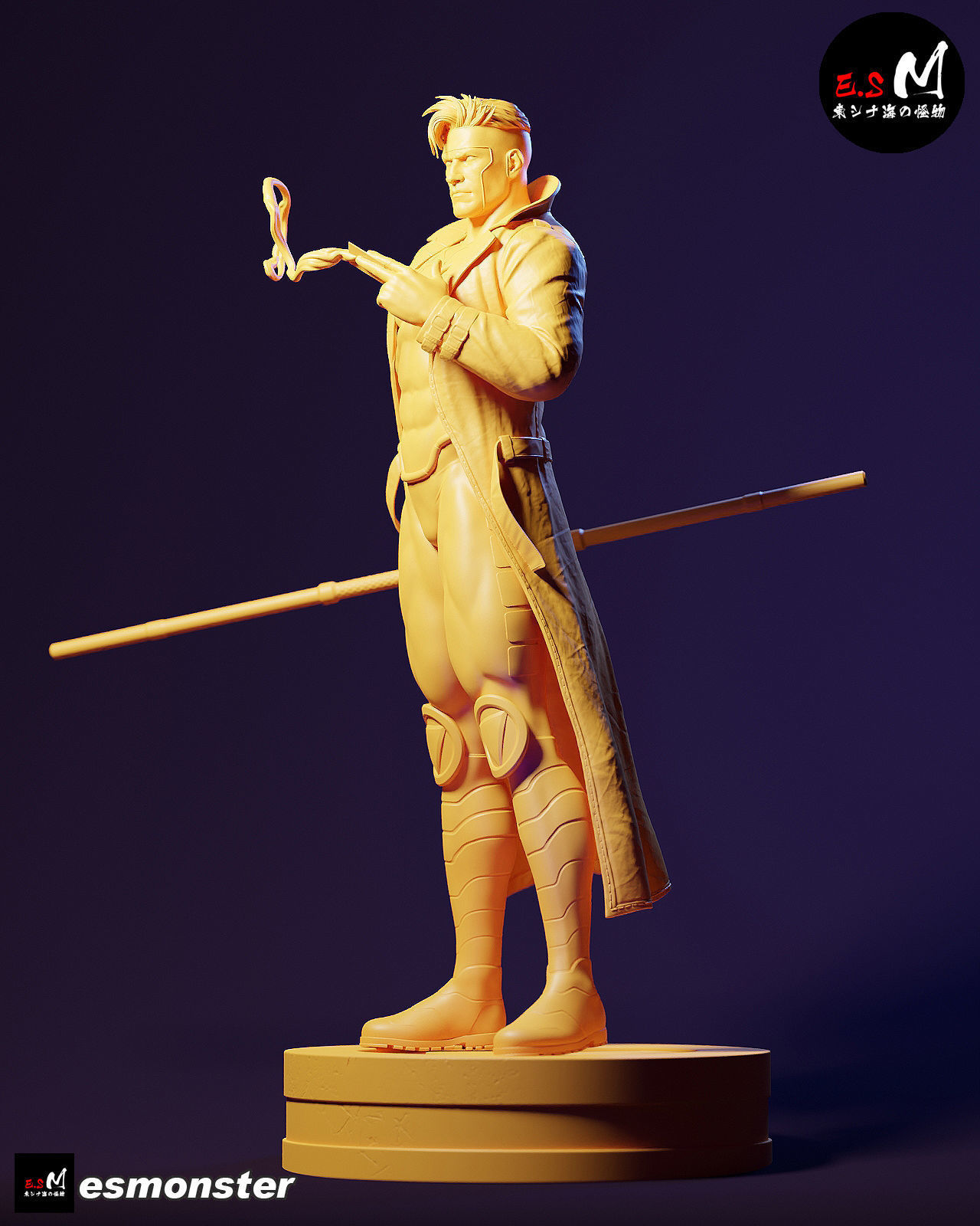 Gambit CHARACTER BY ESM 3D print model_20