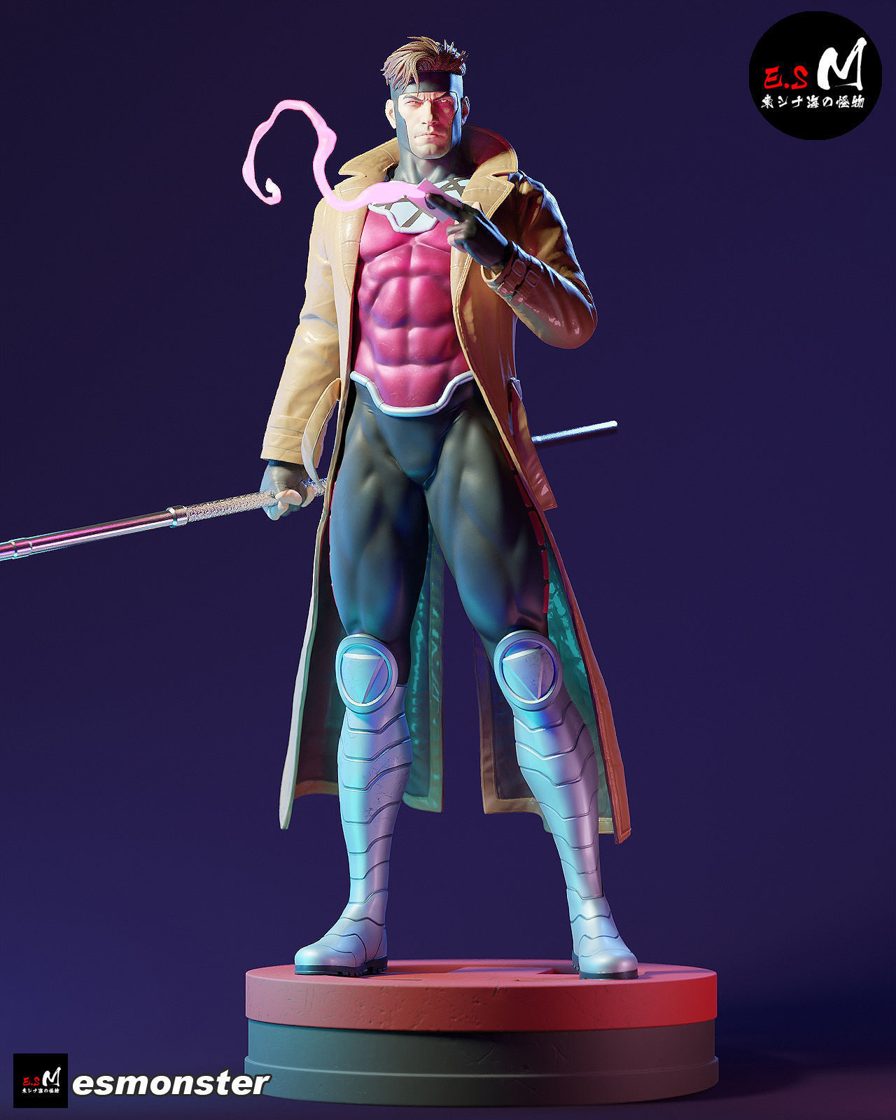 Gambit CHARACTER BY ESM 3D print model_10