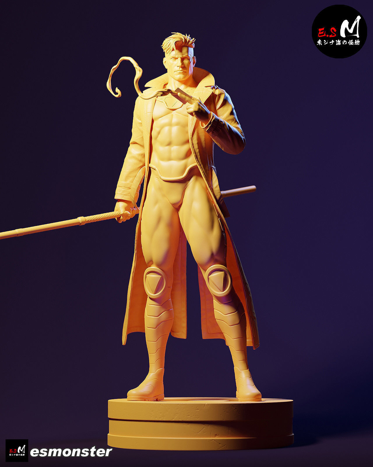 Gambit CHARACTER BY ESM 3D print model_15