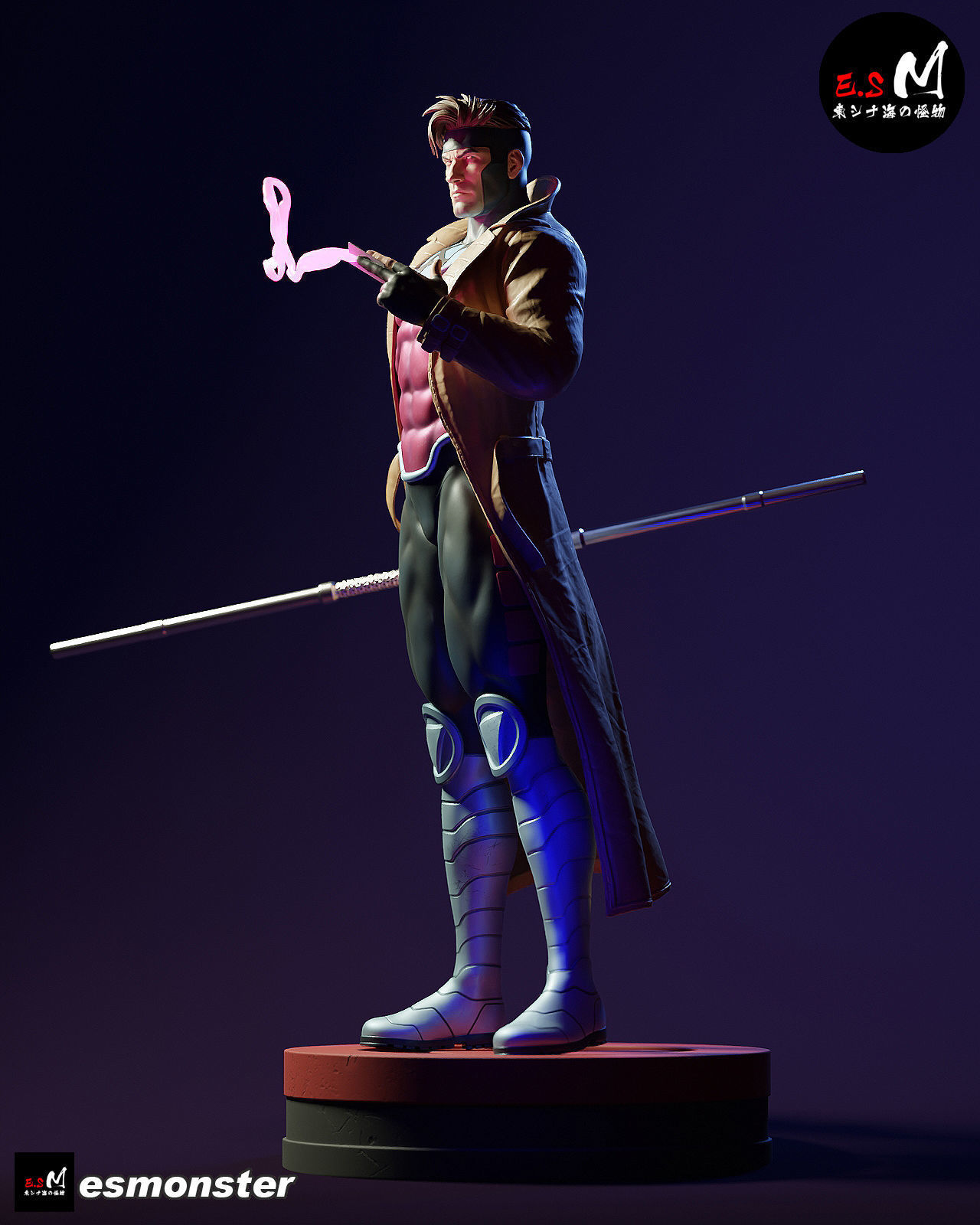 Gambit CHARACTER BY ESM 3D print model_12