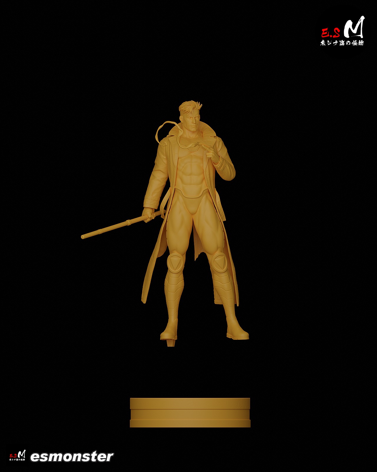 Gambit CHARACTER BY ESM 3D print model_21