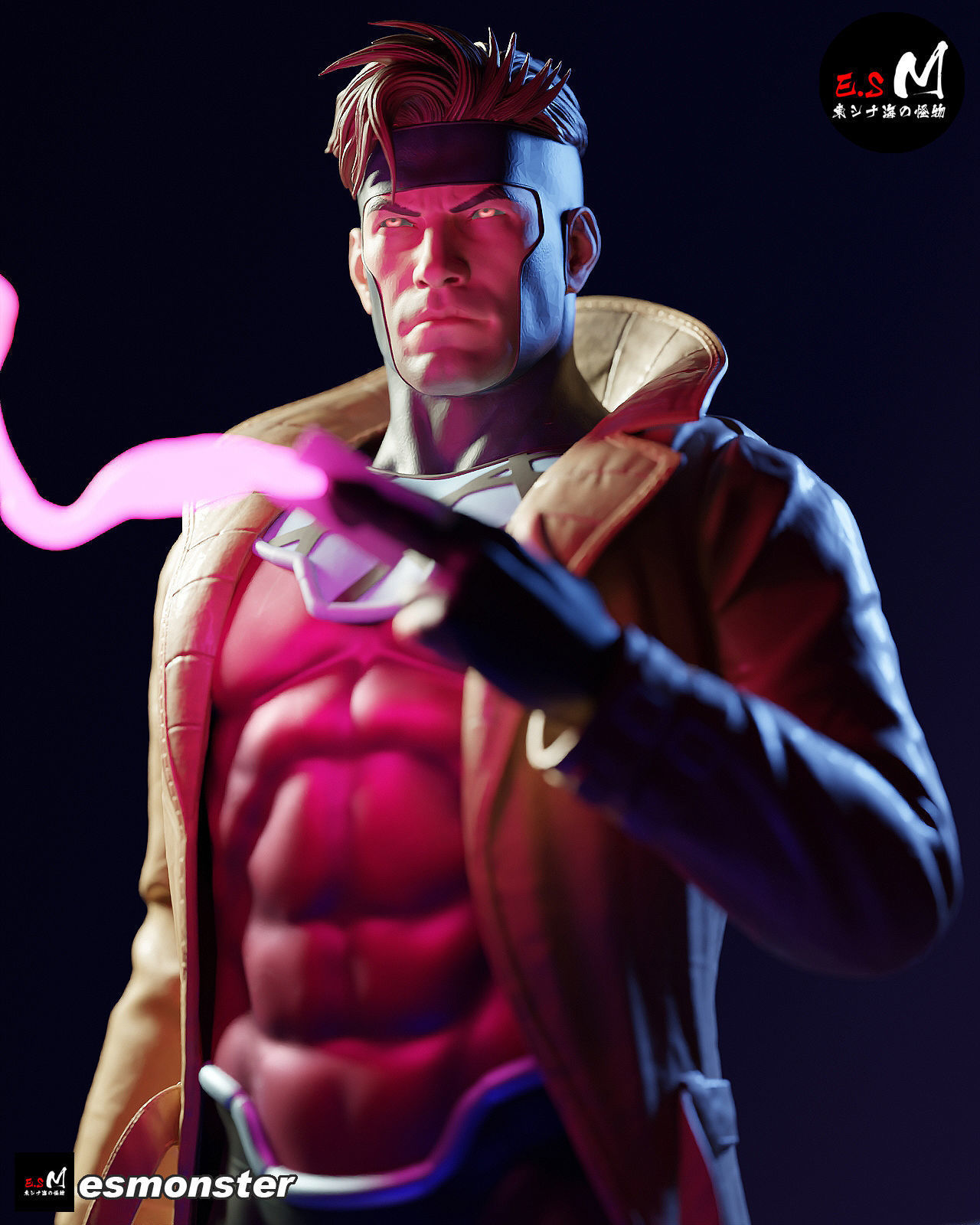 Gambit CHARACTER BY ESM 3D print model_4
