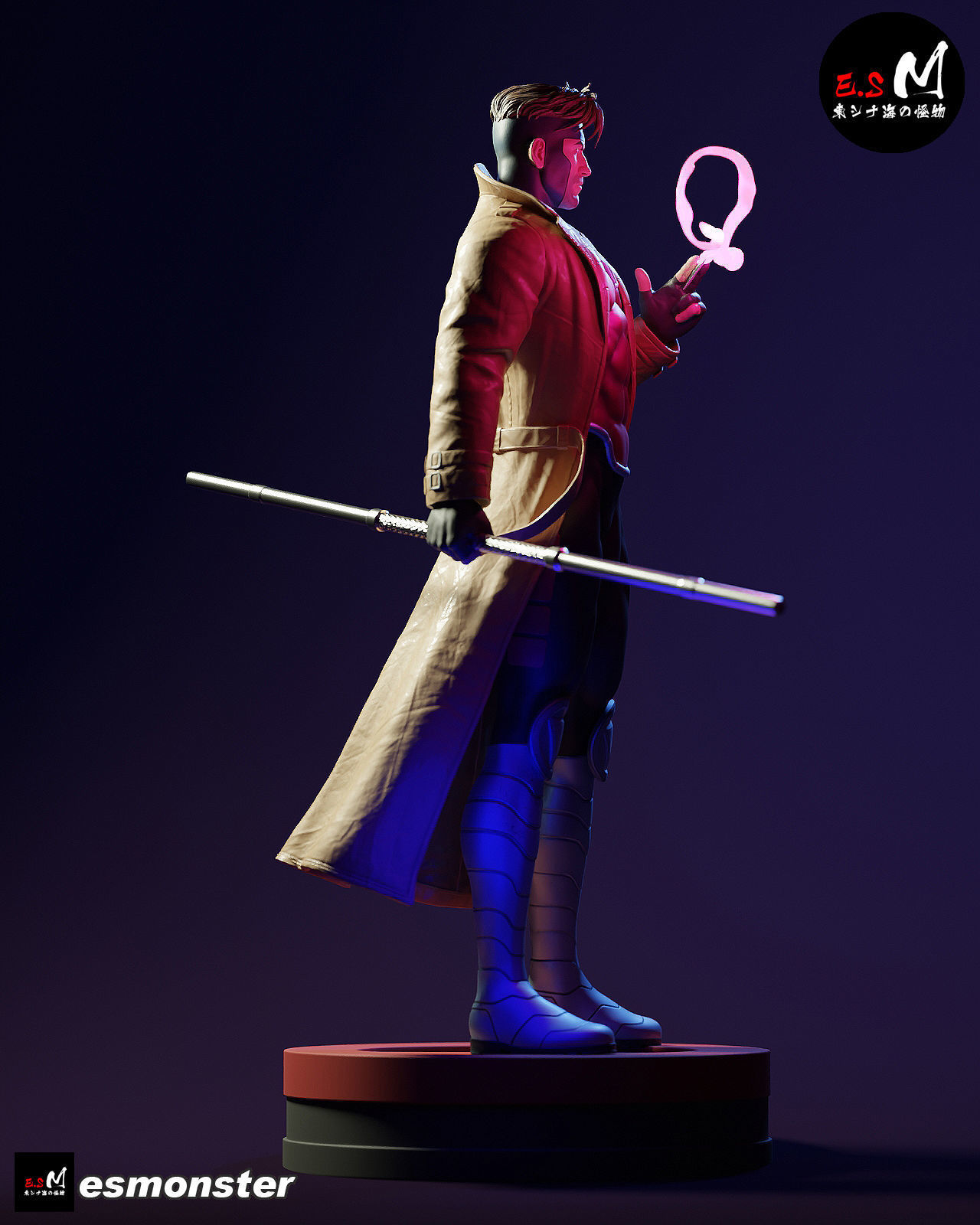 Gambit CHARACTER BY ESM 3D print model_5