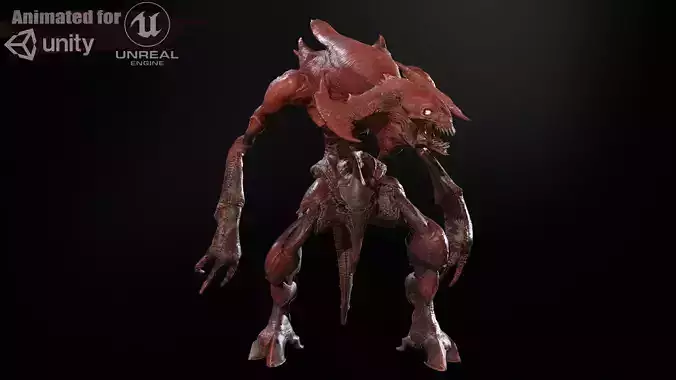 Ono Demon Low-poly 3D model