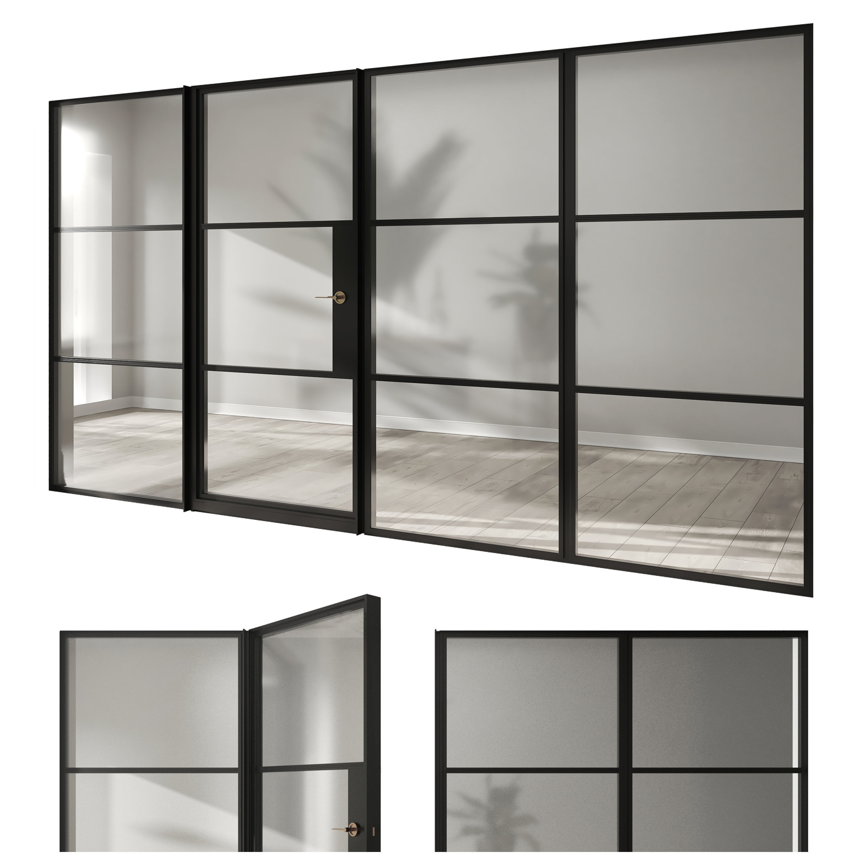 Hinged Doors by Smartsystems 3D model_1