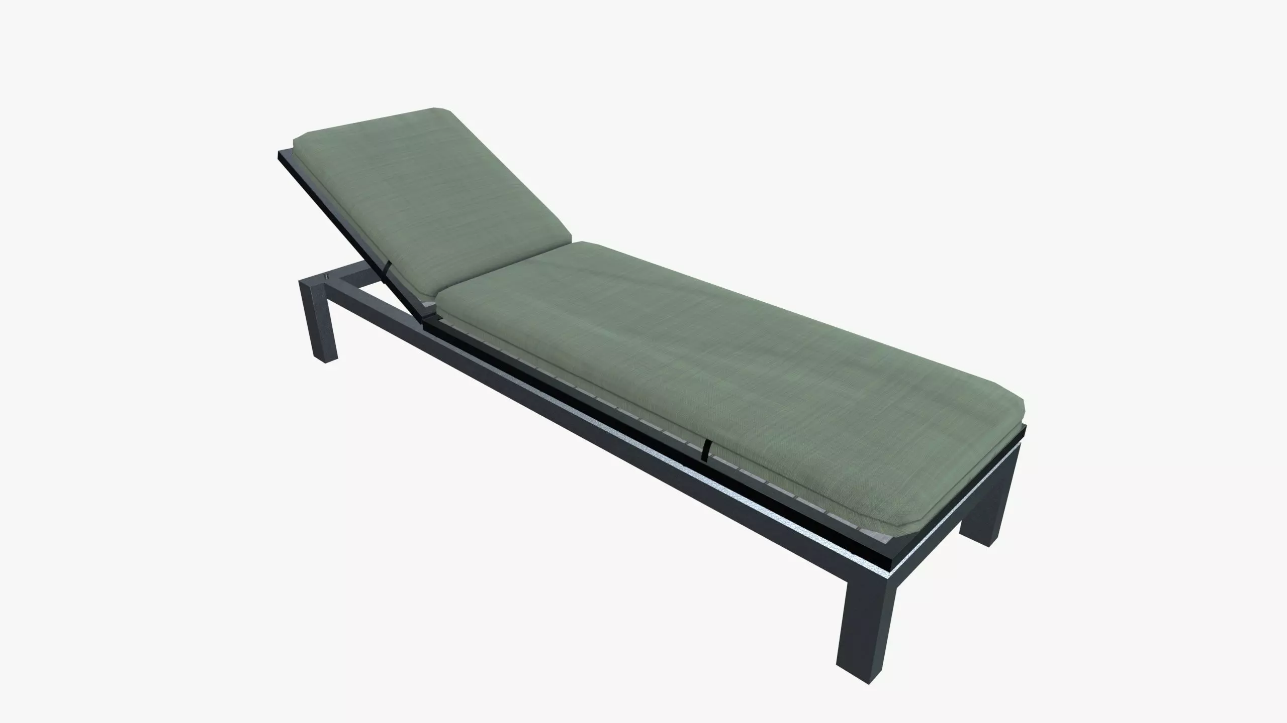 Lounge Poolside chair 3D model_0