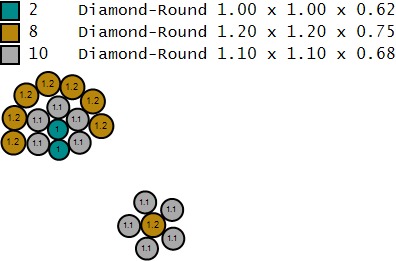 Saturn star ring printable gold jewelry printable 3D model 3D print model_7