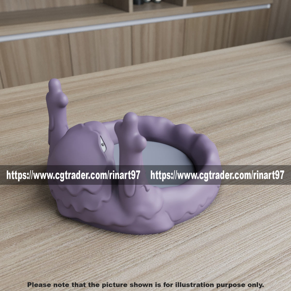 muk coasters candy bowl 3d print model 3D print model_10