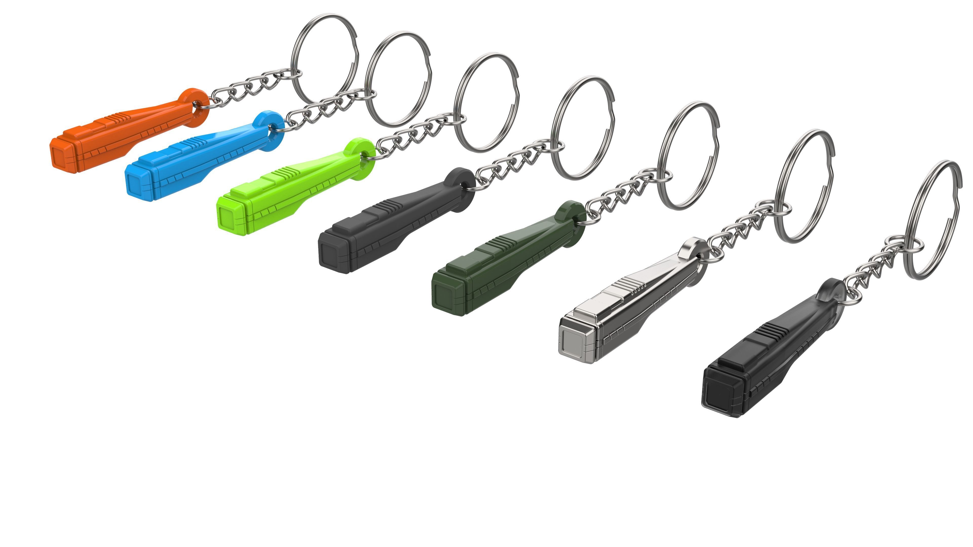 StarTrek Keychains Set part 2 - 11 STLs - Commercial Use 3D print model_5