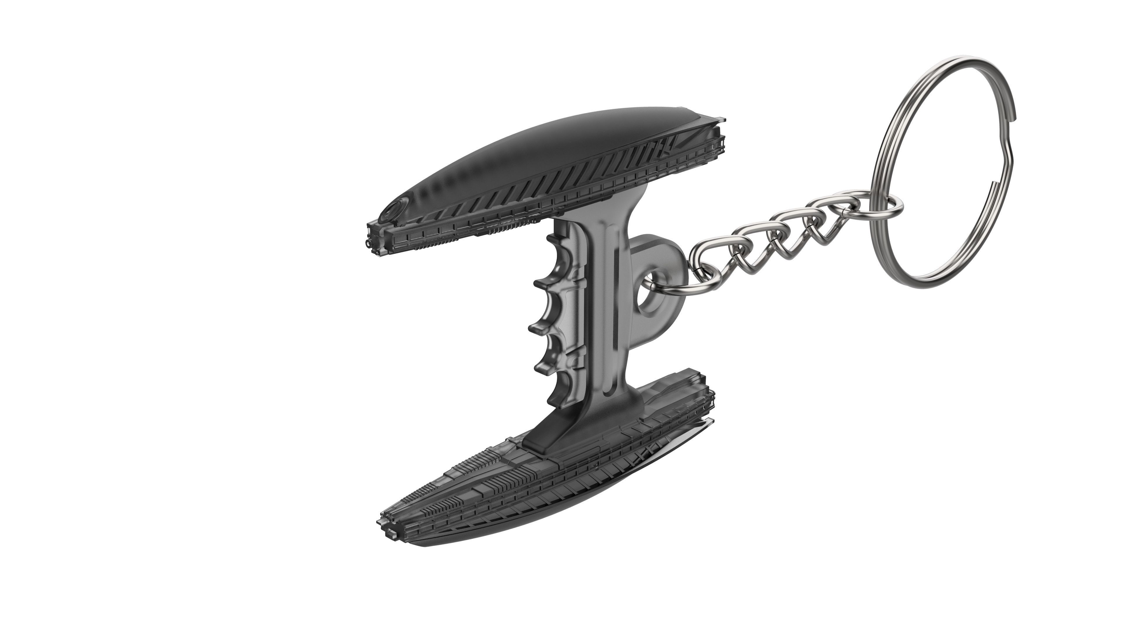 StarTrek Keychains Set part 2 - 11 STLs - Commercial Use 3D print model_13