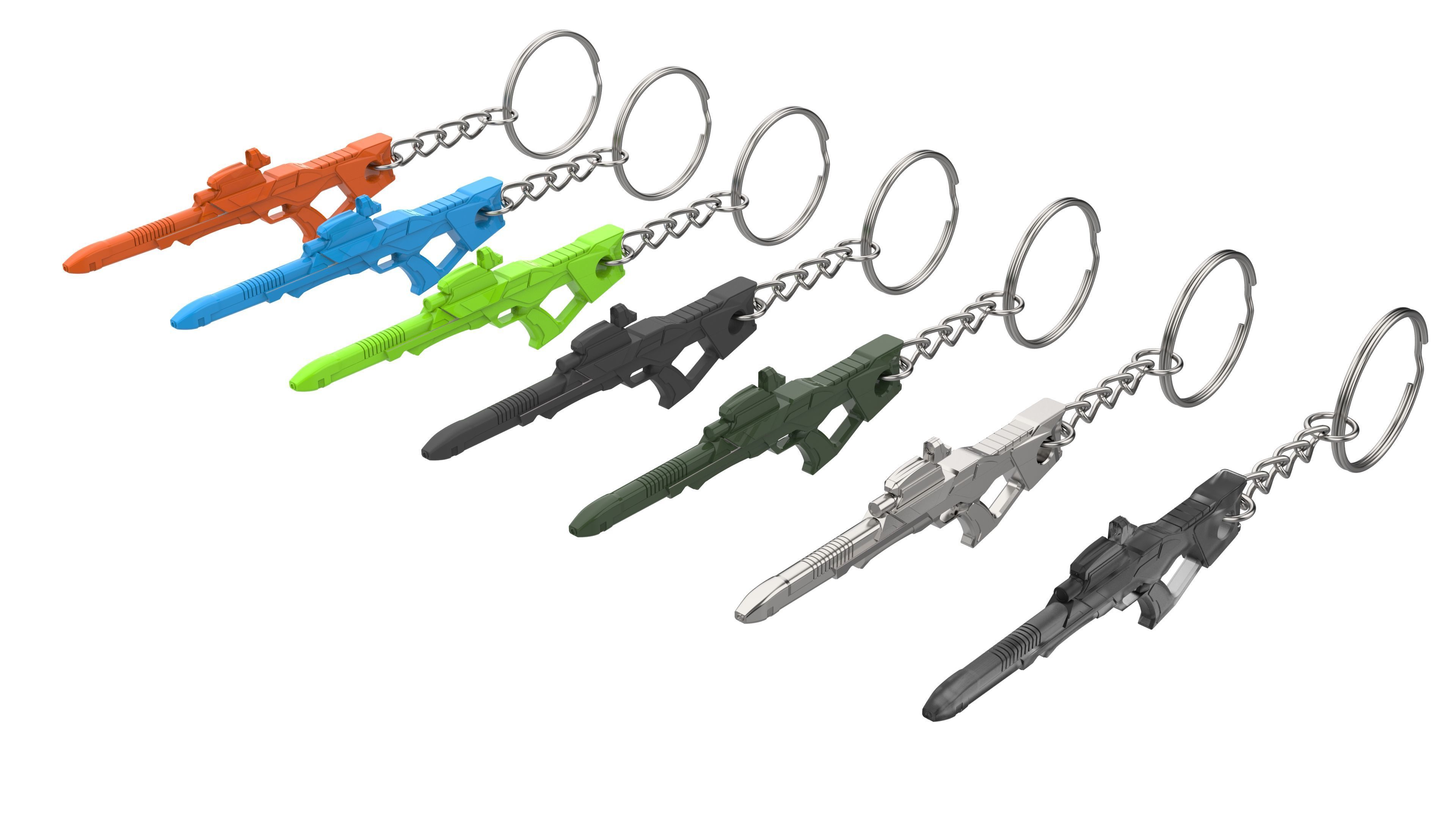 StarTrek Keychains Set part 2 - 11 STLs - Commercial Use 3D print model_32