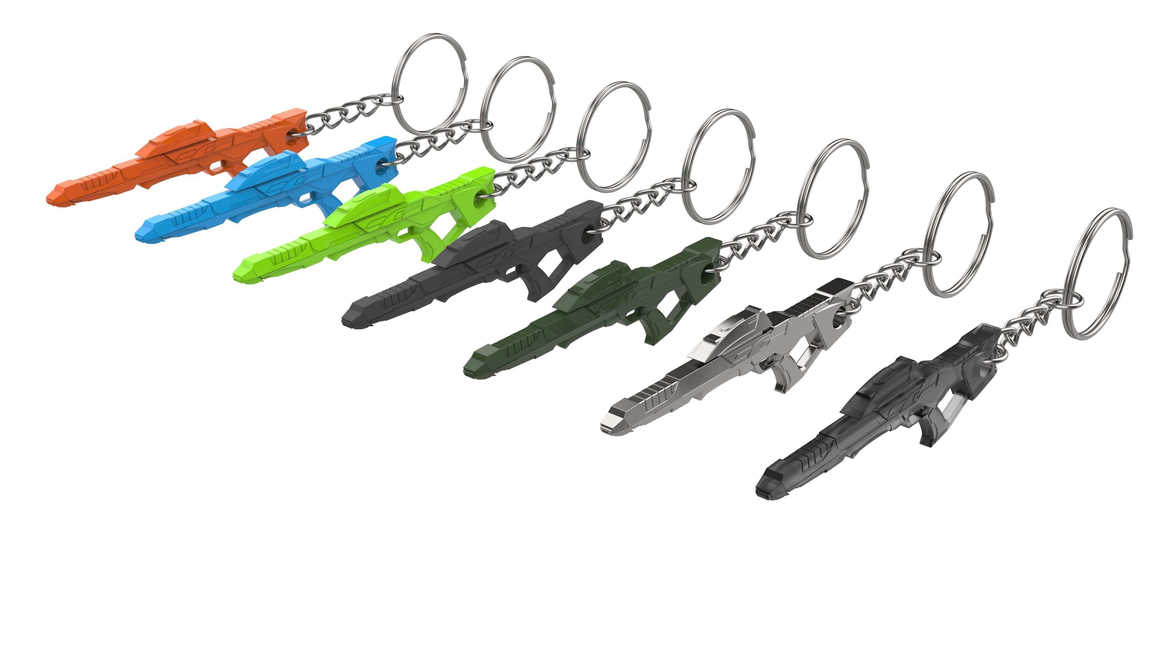 StarTrek Keychains Set part 2 - 11 STLs - Commercial Use 3D print model_27
