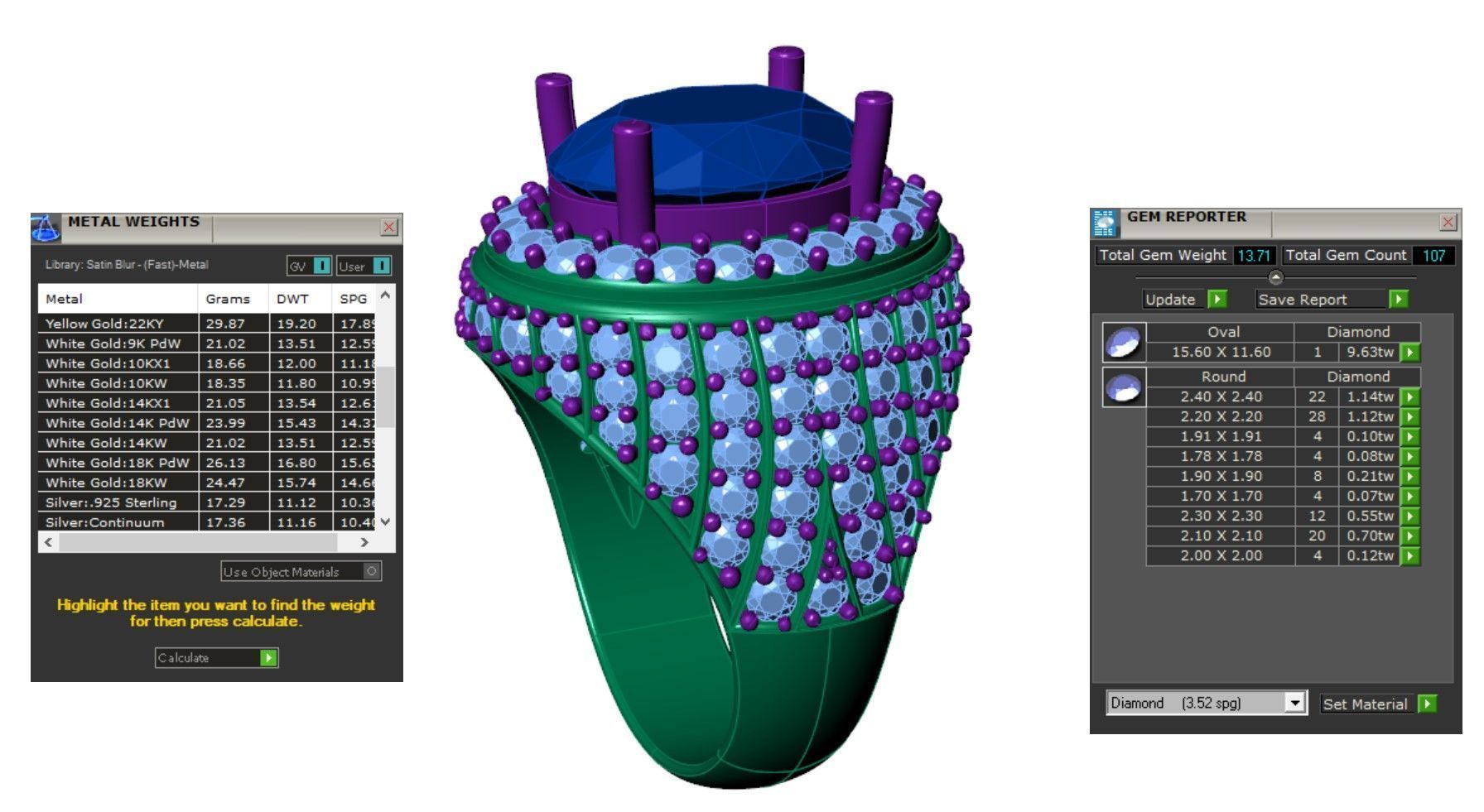 Silver Elegant Style Men Ring 3D print model_2