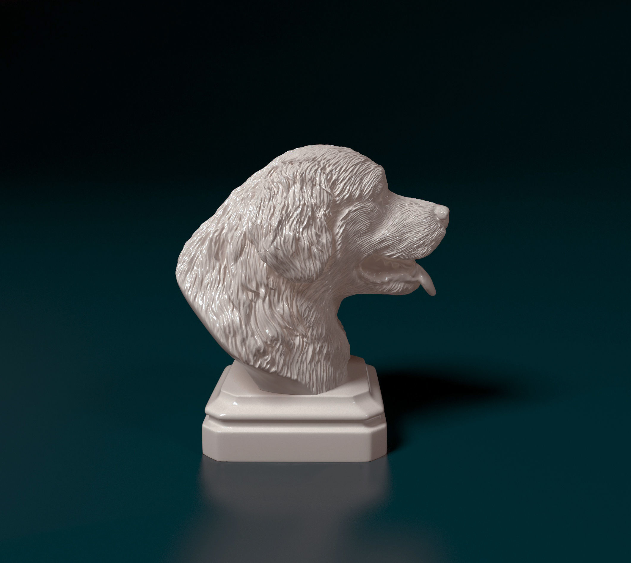 Bovaro del Bernese bust 3D print model_1