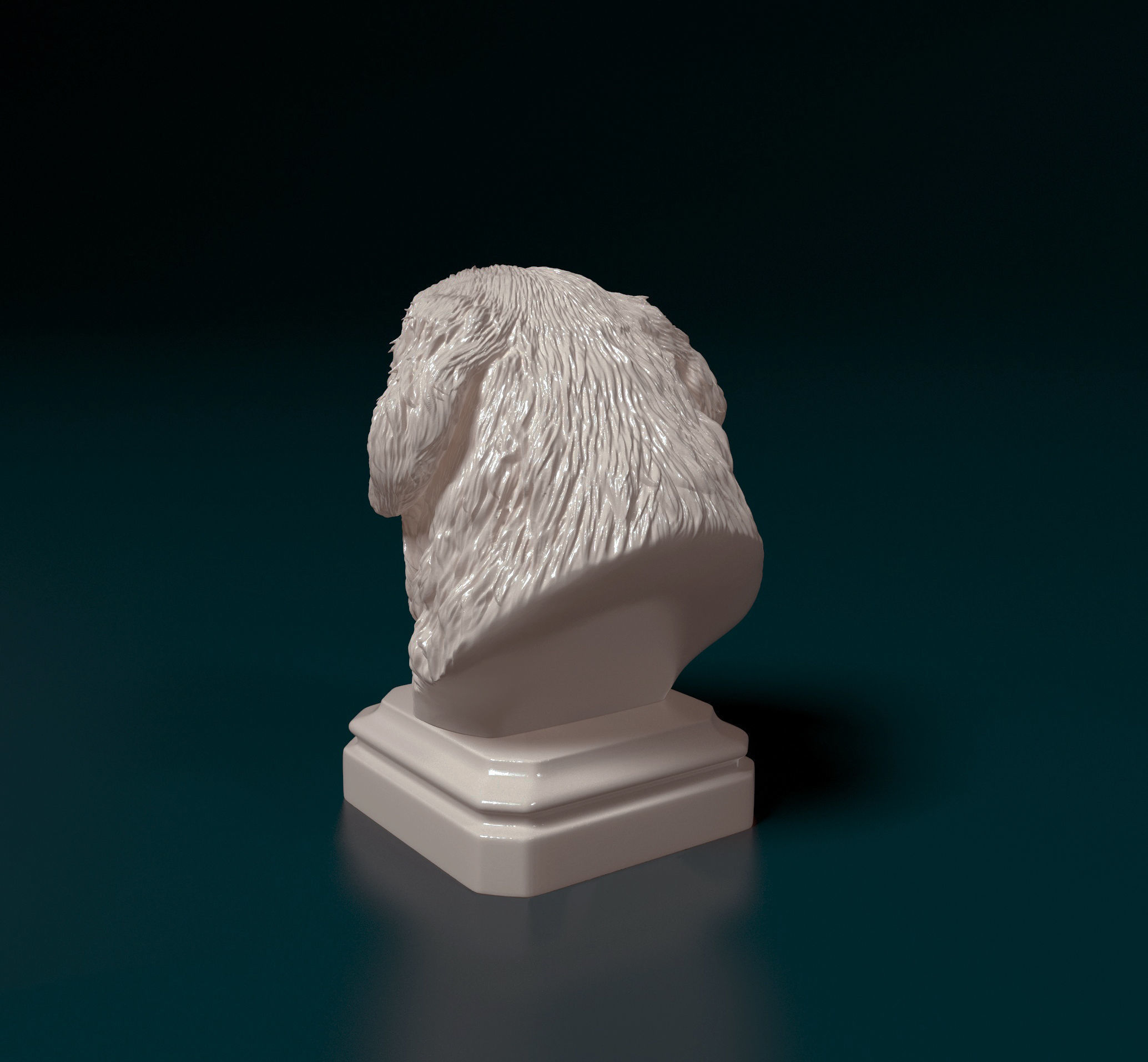Bovaro del Bernese bust 3D print model_3