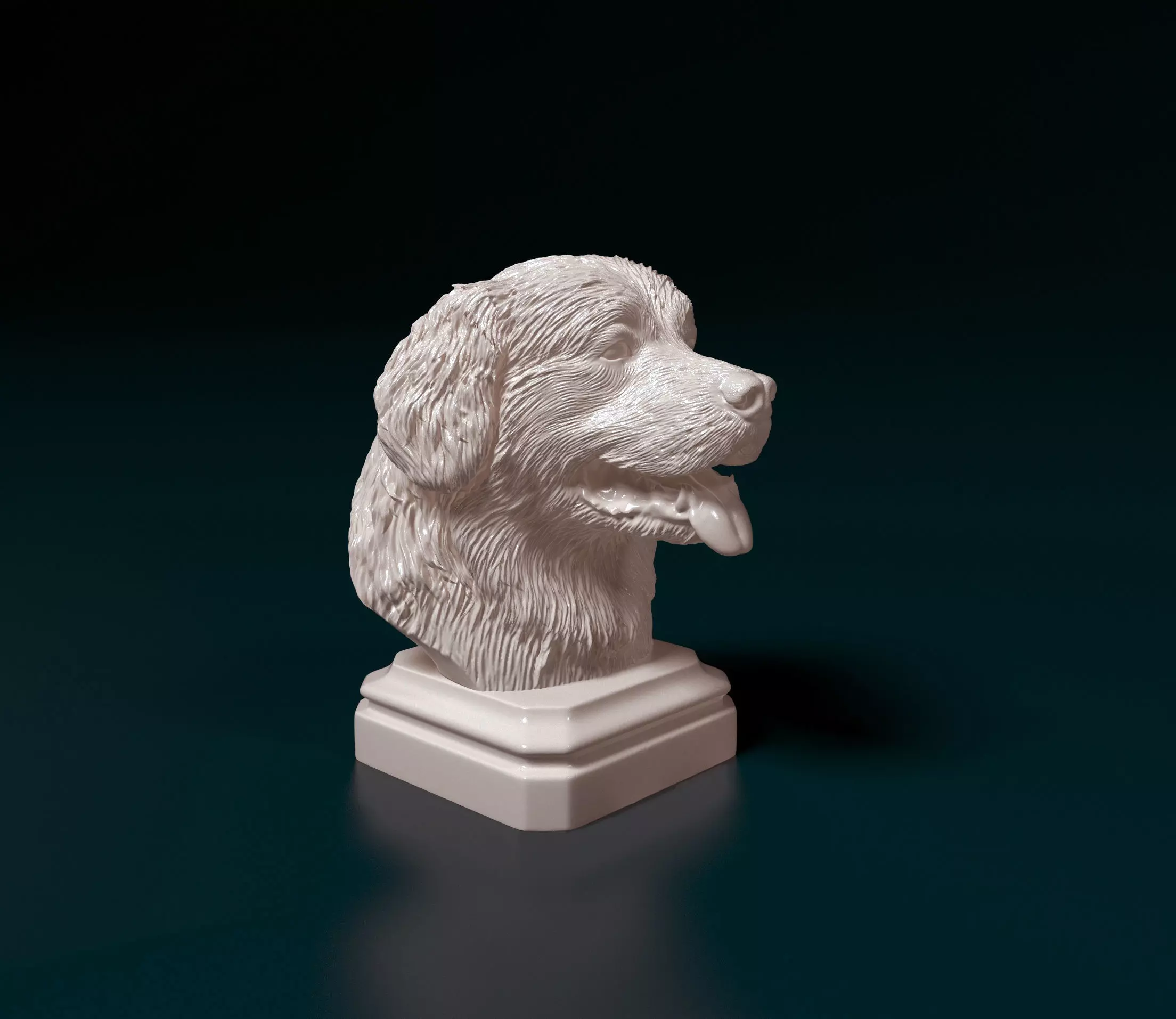 Bovaro del Bernese bust 3D print model_0
