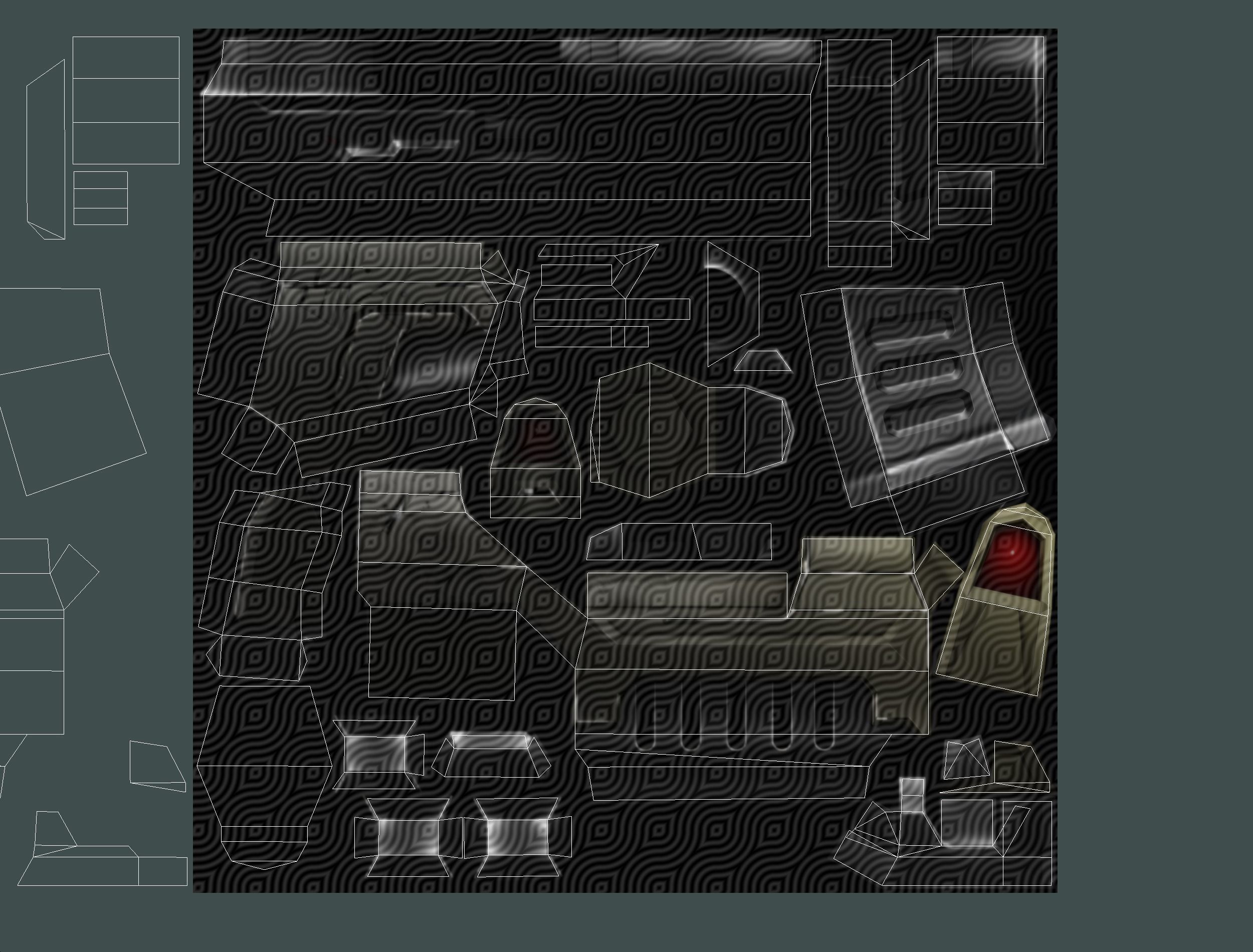 Cartoon Sci-Fi Cyborg Drone Trooper Soldier Low-poly 3D model_85