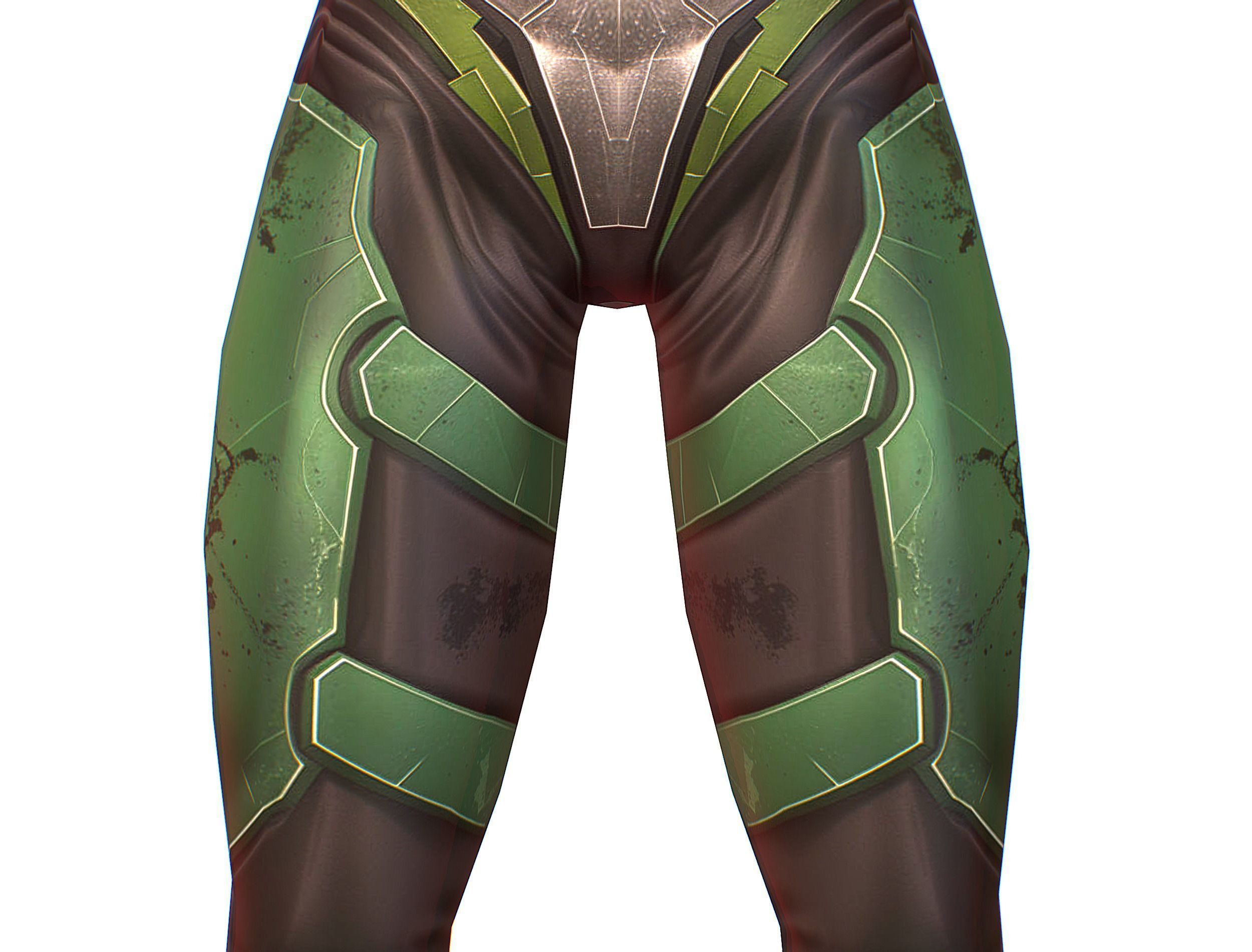 Cartoon Sci-Fi Cyborg Drone Trooper Soldier Low-poly 3D model_18